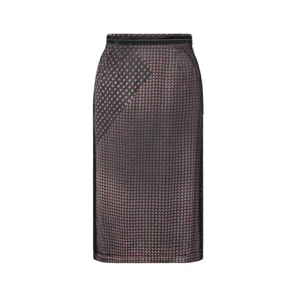 Maison Margiela Paisley Print Midi Skirt in Black | Luxury Shoes 
