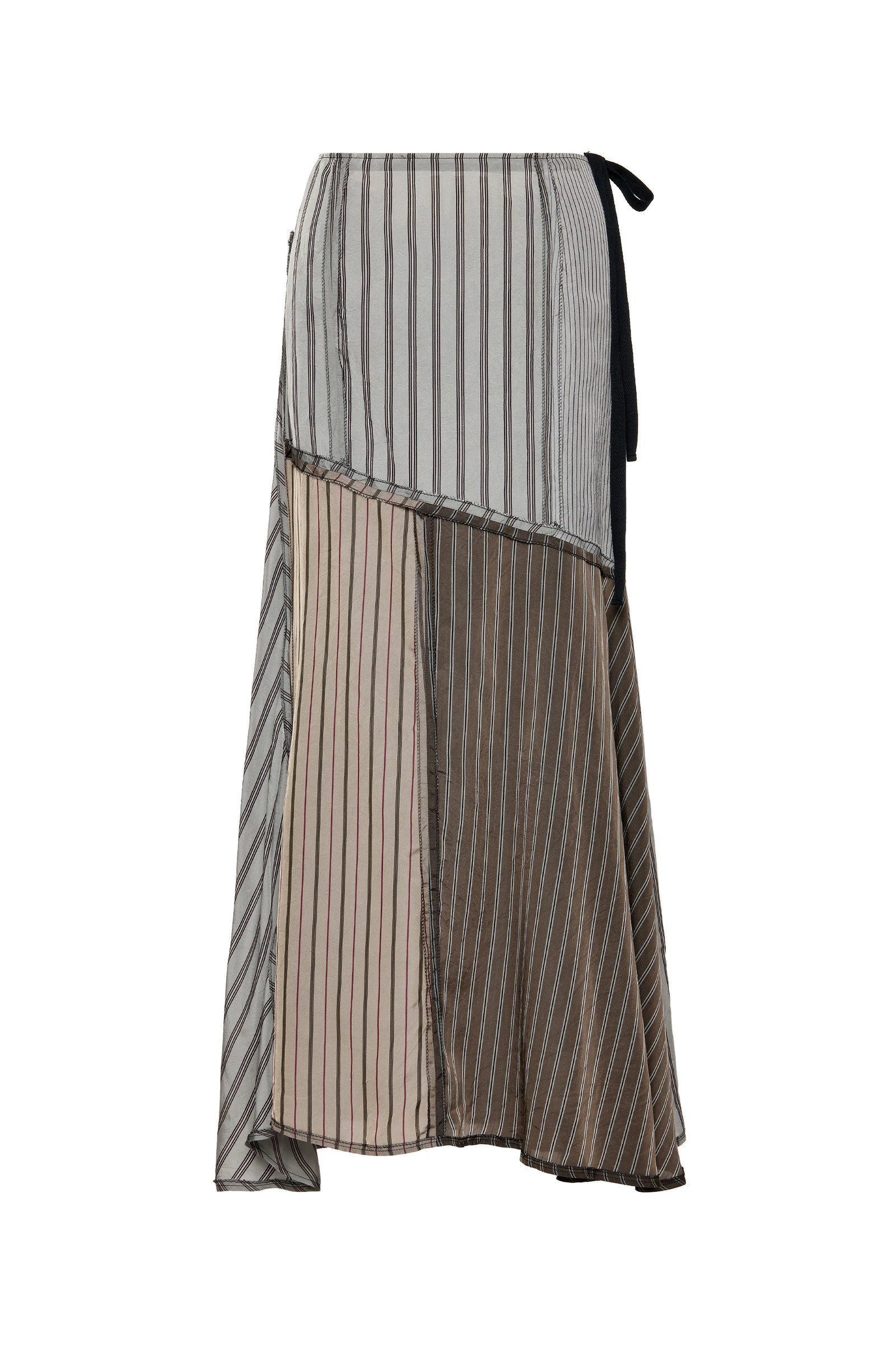Maison Margiela Patchwork Long Skirt in Brown Maison Margiela Patchwork Long Skirt in Brown | Luxury Shoes