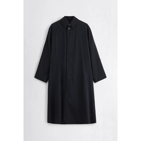 Maison Margiela Peached Trench Coat in Black | Trench Coat | Luxury Shoes 