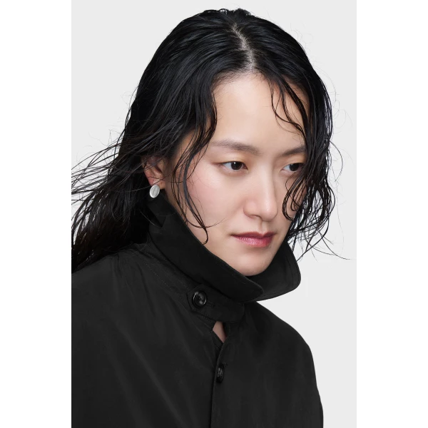 Maison Margiela Peached Trench Coat in Black | Trench Coat | Luxury Shoes 