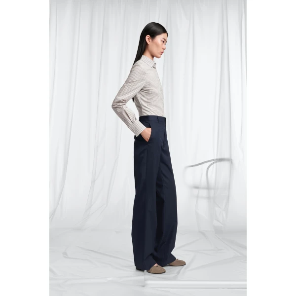 Maison Margiela Pleated Wool Tailored Trousers in Dark Grey | Wide leg pants | Luxury Shoes 