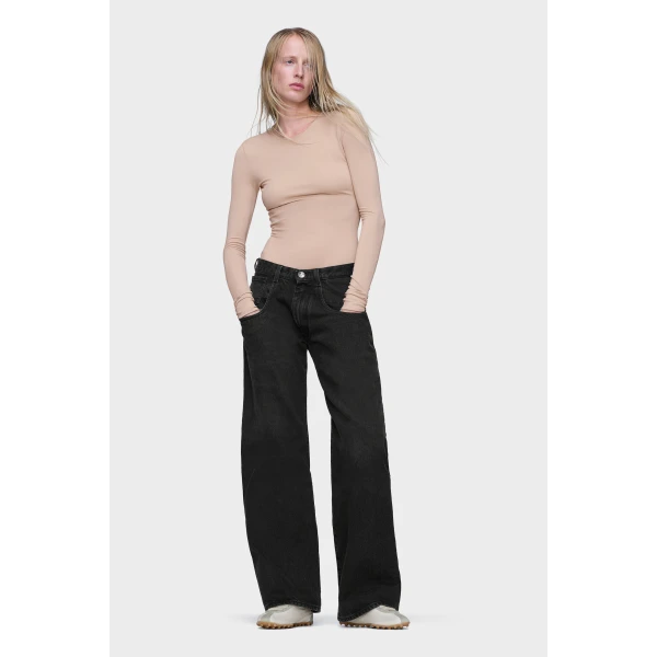 Maison Margiela Pocket Jeans in Black | Denim | Luxury Shoes 