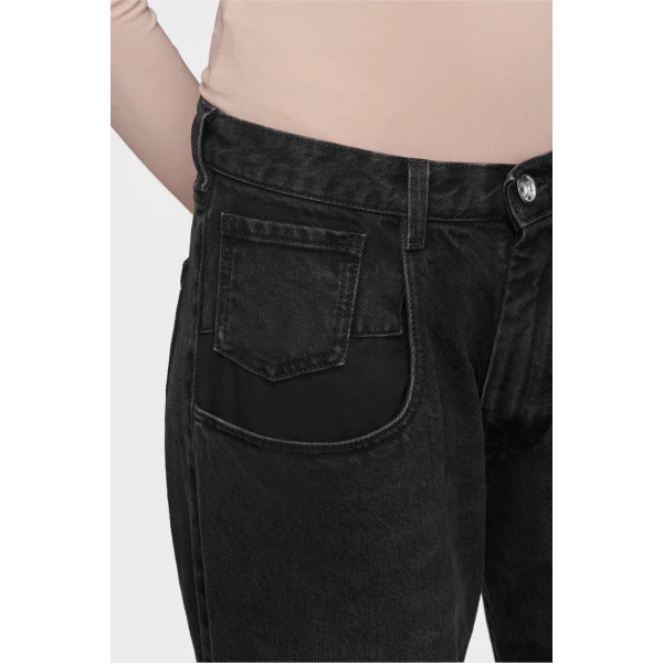 Maison Margiela Pocket Jeans in Black | Denim | Luxury Shoes 