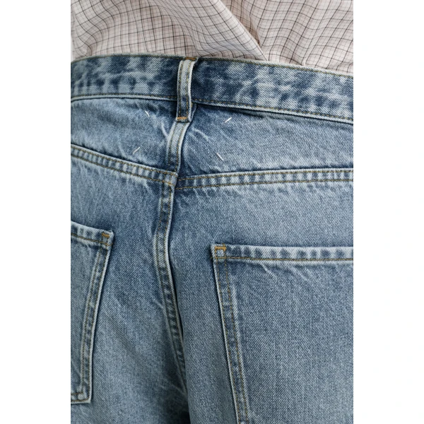 Maison Margiela Pocket Square Jeans in Blue Jeans | Denim | Luxury Shoes 
