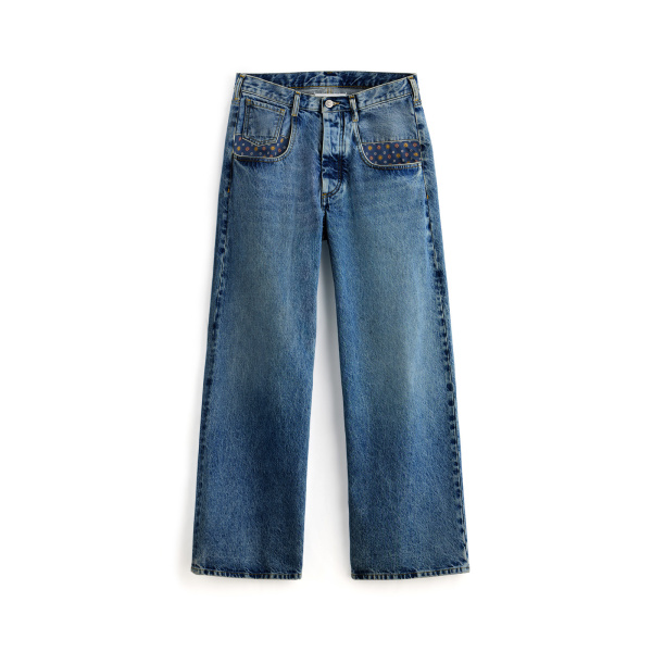 Maison Margiela Pocket Square Jeans in Blue Jeans | Luxury Shoes 