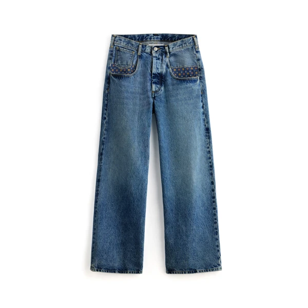 Maison Margiela Pocket Square Jeans in Blue Jeans | Luxury Shoes 