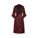 Maison Margiela Printed Midi Shirt Dress in Red Maison Margiela Printed Midi Shirt Dress in Red | Luxury Shoes