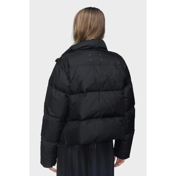 Maison Margiela Puffer Jacket in Black | Jackets | Luxury Shoes 