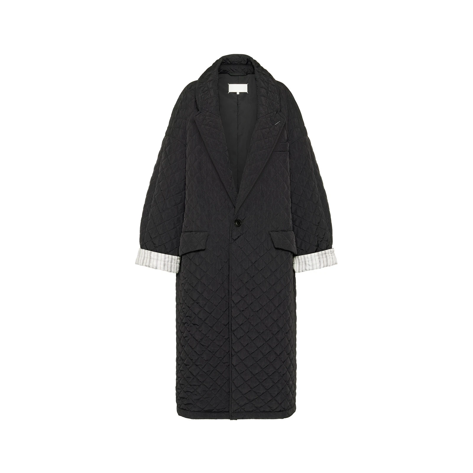 Maison Margiela Quilted Coat in Black Maison Margiela Quilted Coat in Black | Luxury Shoes