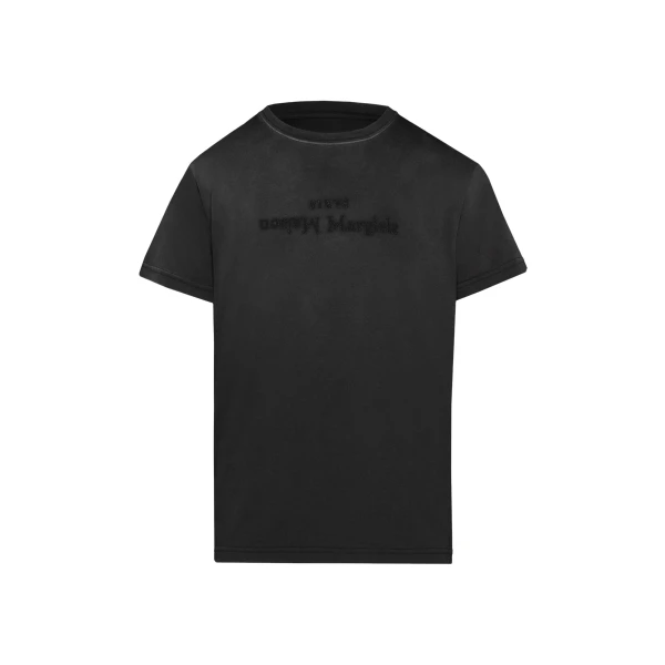 Reverse Logo T-Shirt in Black