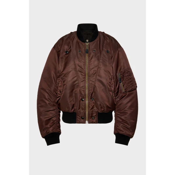 Maison Margiela Reversible Bomber Jacket in Tapenade | Jackets | Luxury Shoes 
