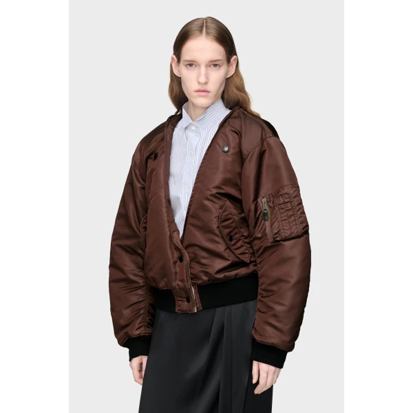 Maison Margiela Reversible Bomber Jacket in Tapenade | Jackets | Luxury Shoes 