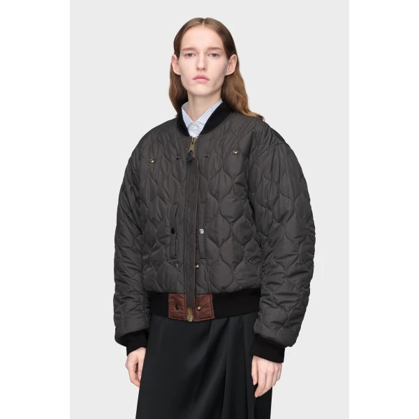 Maison Margiela Reversible Bomber Jacket in Tapenade | Jackets | Luxury Shoes 