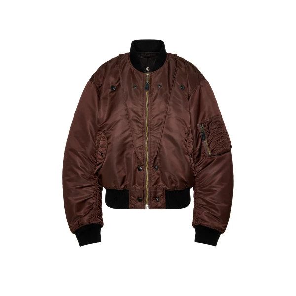 Maison Margiela Reversible Bomber Jacket in Tapenade | Luxury Shoes 