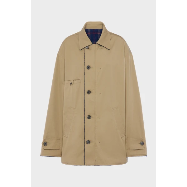 Maison Margiela Reversible Caban in Beige | Jackets | Luxury Shoes 