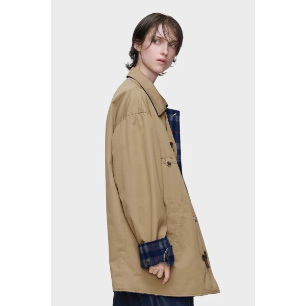 Maison Margiela Reversible Caban in Beige | Jackets | Luxury Shoes 
