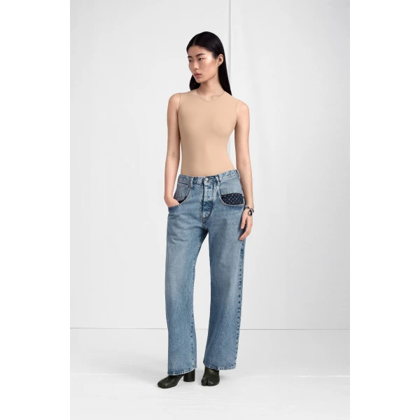 Maison Margiela Second Skin Sleeveless Bodysuit in Nude | Bodysuit | Luxury Shoes 