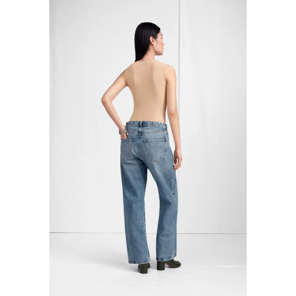 Maison Margiela Second Skin Sleeveless Bodysuit in Nude | Bodysuit | Luxury Shoes 