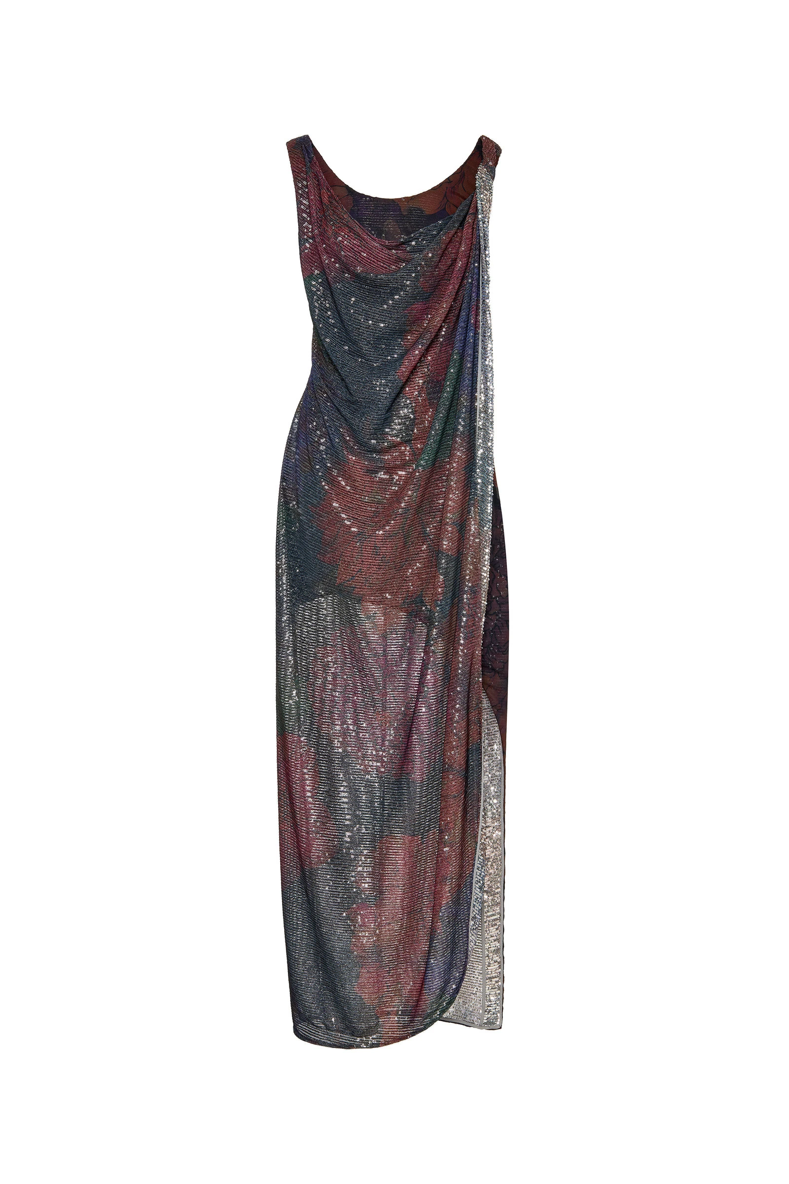 Maison Margiela Sequined Maxi Dress in Mist Maison Margiela Sequined Maxi Dress in Mist | Luxury Shoes