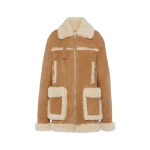Maison Margiela Shearling Caban in Camel | Luxury Shoes 
