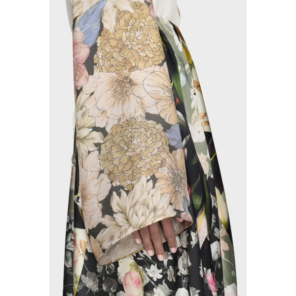 Maison Margiela Silk Floral Shirt in Ivory | Shirts | Luxury Shoes 