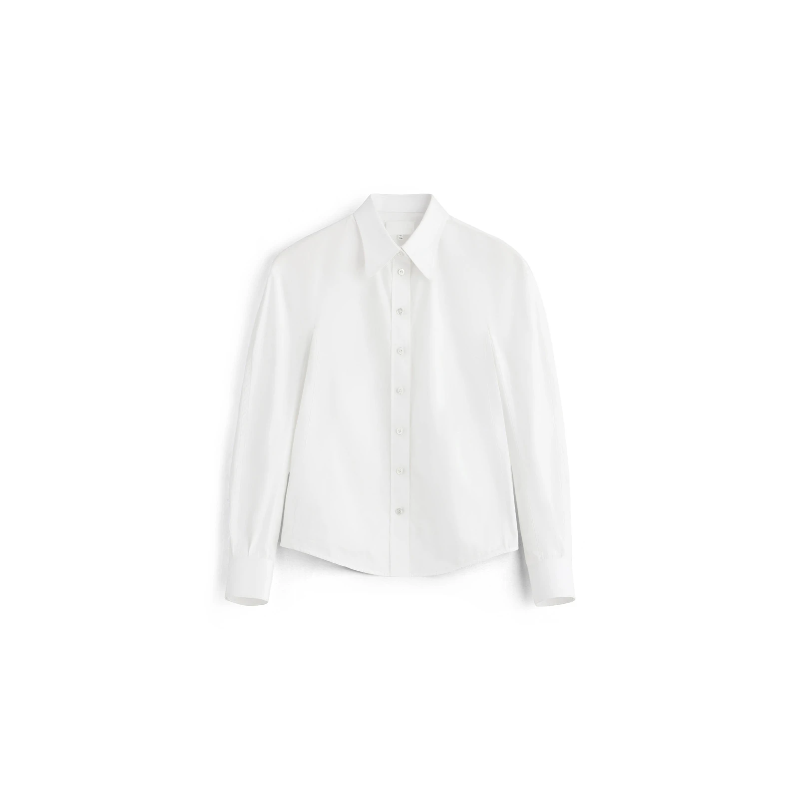 Maison Margiela Stockman Shoulder Cotton Shirt in White Maison Margiela Stockman Shoulder Cotton Shirt in White | Luxury Shoes