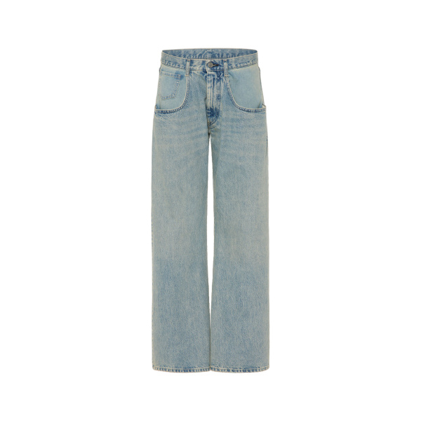 Maison Margiela Straight-Leg Jeans in Light Blue | Luxury Shoes 