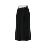 Maison Margiela Taped Midi Skirt in Black | Luxury Shoes 