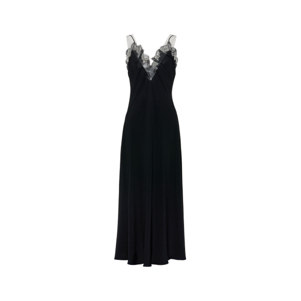 Maison Margiela Taped Slip Dress in Black | Luxury Shoes 