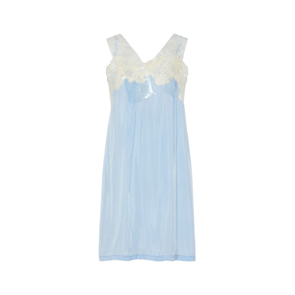 Maison Margiela Taped Slip Dress in Light Blue | Luxury Shoes 