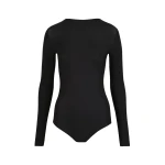 Maison Margiela Technical Jersey Crew-Neck Bodysuit in Black Maison Margiela Technical Jersey Crew-Neck Bodysuit in Black | Luxury Shoes