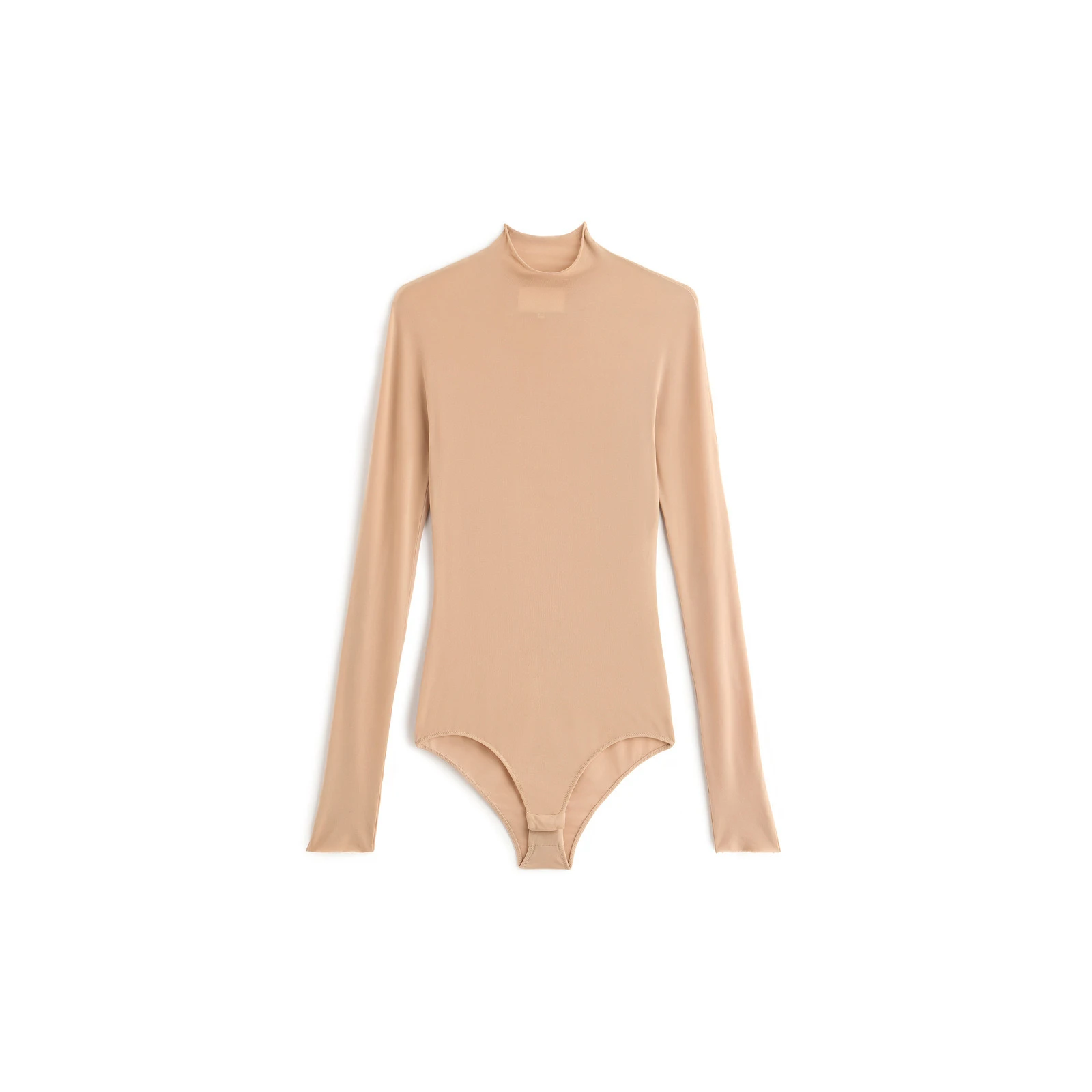 Maison Margiela Technical Jersey Turtleneck Bodysuit in Nude Maison Margiela Technical Jersey Turtleneck Bodysuit in Nude | Luxury Shoes