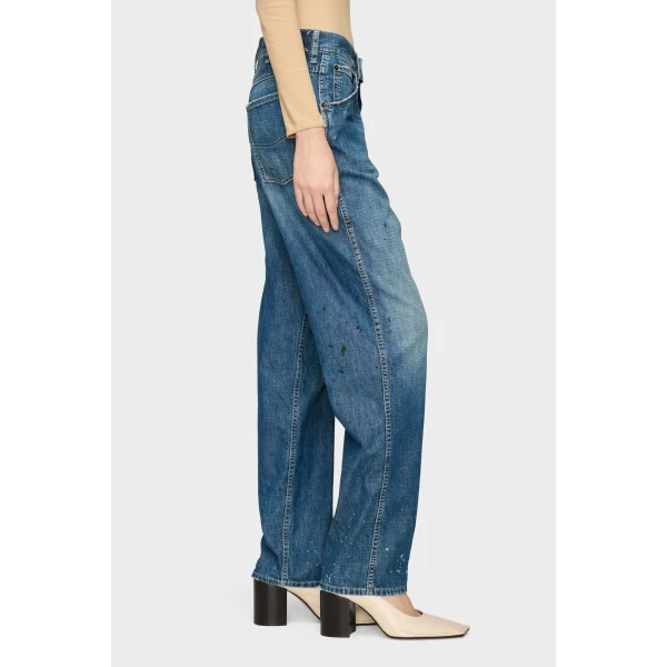 Maison Margiela Treated Denim Jeans in Blue Jeans | Denim | Luxury Shoes 