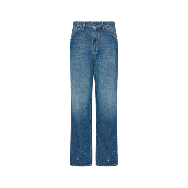 Maison Margiela Treated Denim Jeans in Blue Jeans | Luxury Shoes 