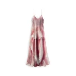 Maison Margiela Trompe L'oeil Organza Slip Dress in Multicolour | Luxury Shoes 