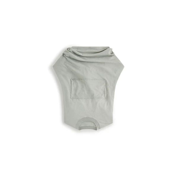 Maison Margiela Twisted Back Cotton Top in Sage Green | Luxury Shoes 