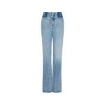 Maison Margiela Two-Tone Denim Trousers in Blue | Luxury Shoes 