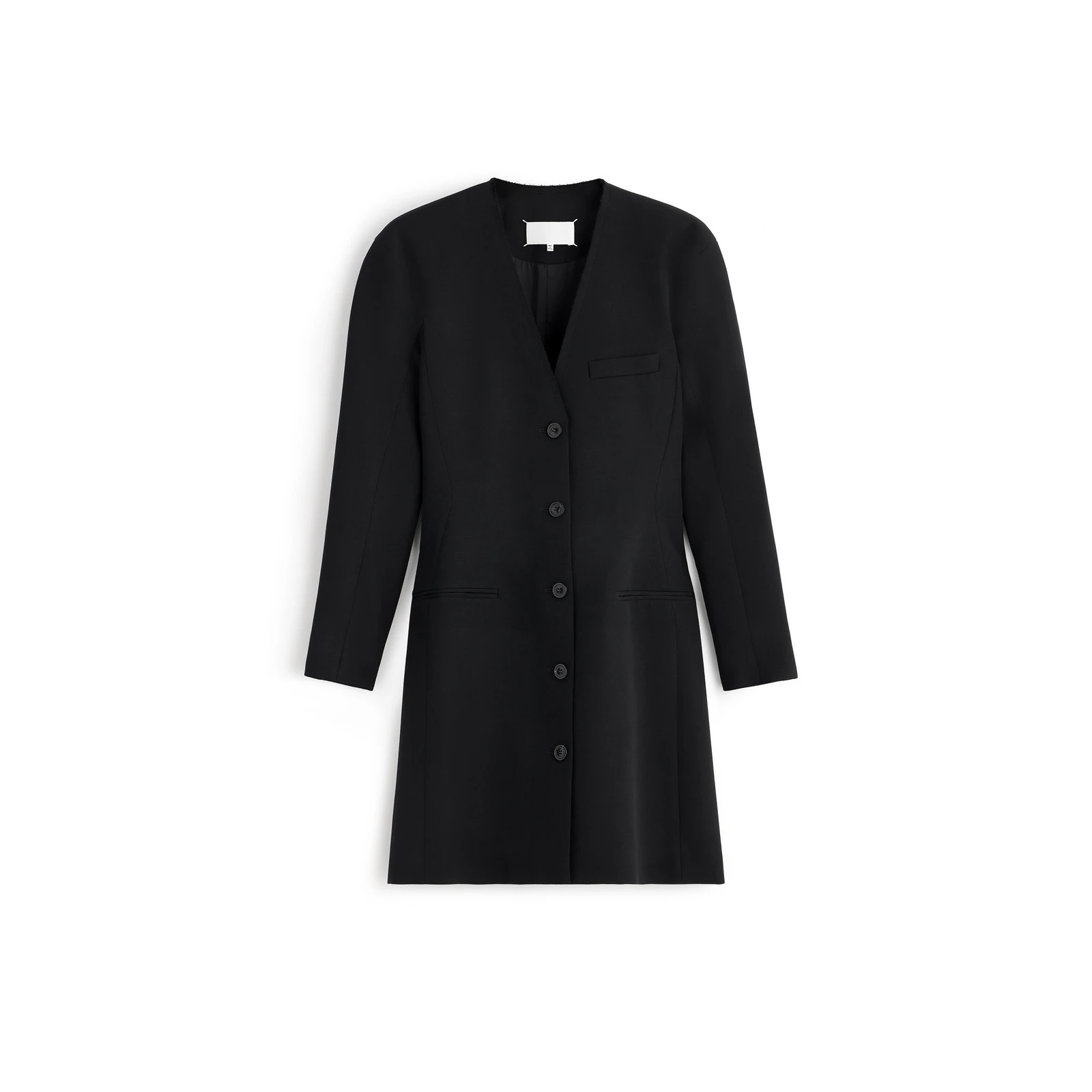 Maison Margiela Virgin Wool Mini Dress in Black Maison Margiela Virgin Wool Mini Dress in Black | Luxury Shoes