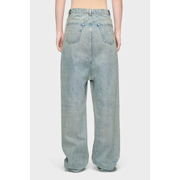Maison Margiela Wide-Leg Jeans in Light Blue | Denim | Luxury Shoes 