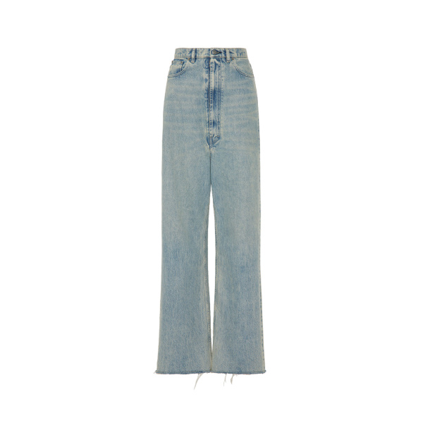 Maison Margiela Wide-Leg Jeans in Light Blue | Luxury Shoes 