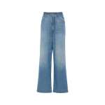 Maison Margiela Wide-Leg Jeans in Vintage Medium Blue | Luxury Shoes 