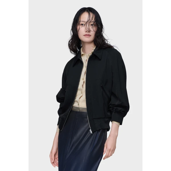 Maison Margiela Wool Caban in Black | Jackets | Luxury Shoes 