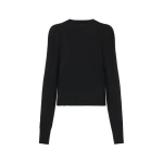 Maison Margiela Wool Knit Top in Black | Luxury Shoes 