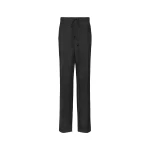 Maison Margiela Wool Mohair Trousers in Dark Avion | Luxury Shoes 