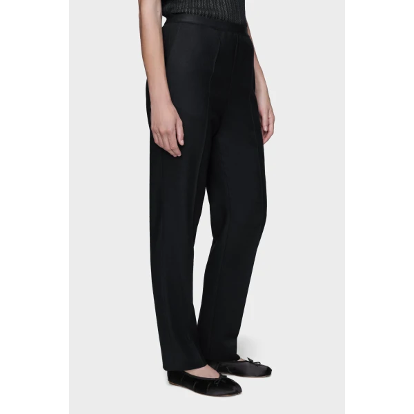 Maison Margiela Wool Straight-Leg Trousers in Black | Tailored pants | Luxury Shoes 