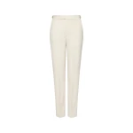 Maison Margiela Wool Tailored Trousers in Ecru | Luxury Shoes 