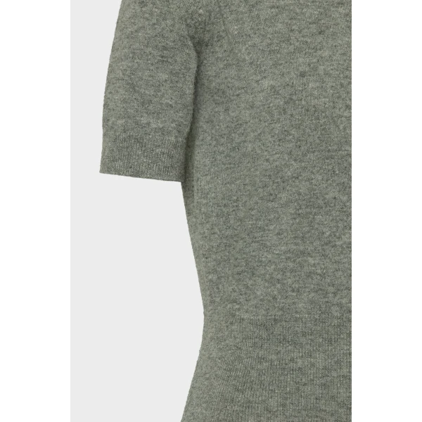 Maison Margiela Wool Top in Grey | Sweaters | Luxury Shoes 