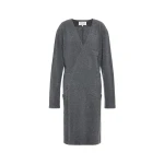 Maison Margiela Wool Wrap Cardigan in Grey Maison Margiela Wool Wrap Cardigan in Grey | Luxury Shoes