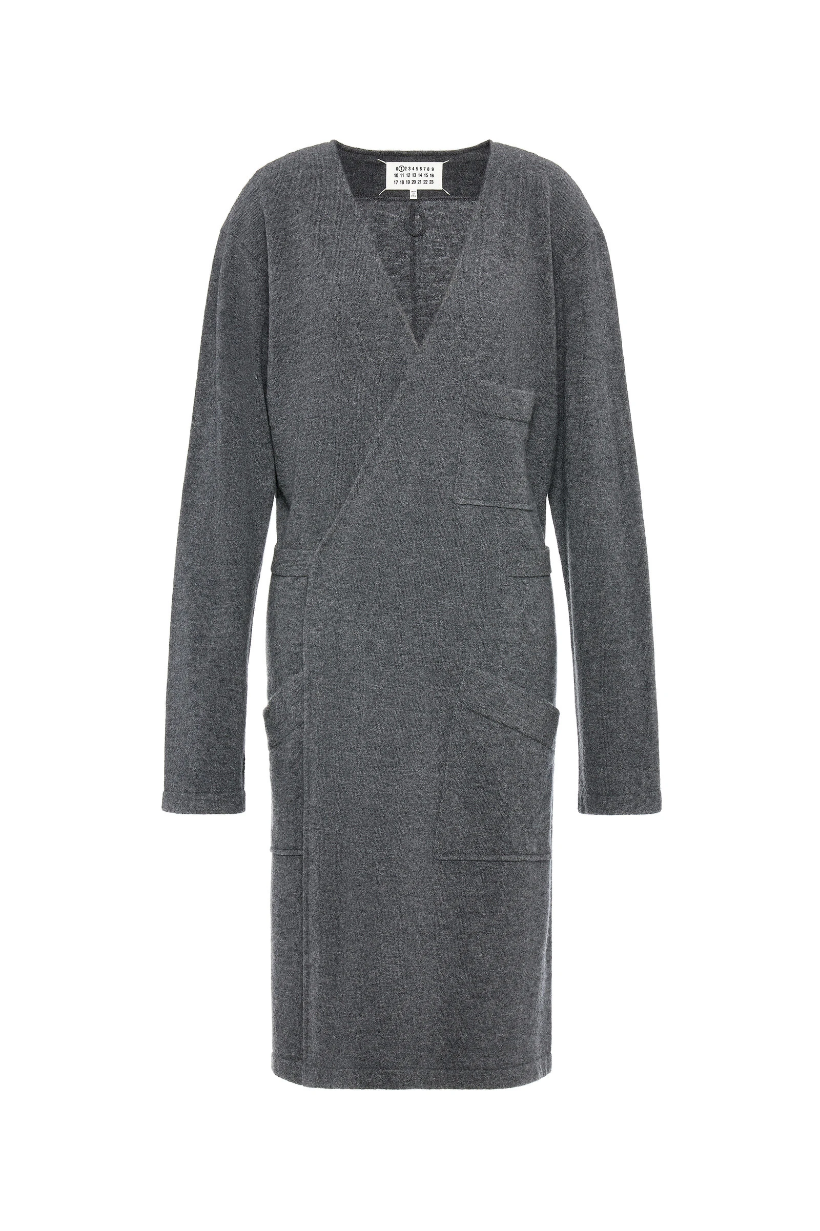 Maison Margiela Wool Wrap Cardigan in Grey Maison Margiela Wool Wrap Cardigan in Grey | Luxury Shoes