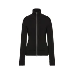 Maison Margiela Wool Zipped Cardigan in Black | Luxury Shoes 